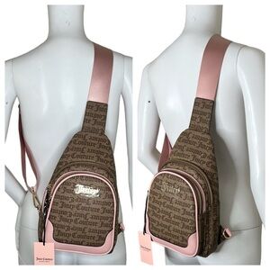 Juicy Couture Chestnut Chino Raising Star Sling Backpack